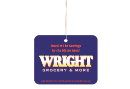 Rounded Rectangle Air Freshener